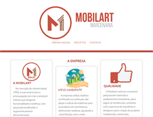Tablet Screenshot of mobilart.com.br